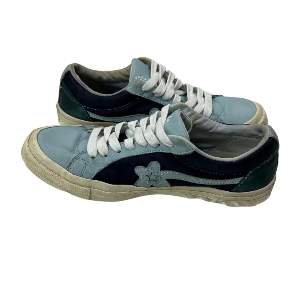 Converse Golf Le Fleur One Star Ox Sneakers Blue Leather - Picture 6 of 12